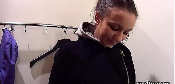  Stellar czech cutie gets tempted in the supermarket and nailed in pov